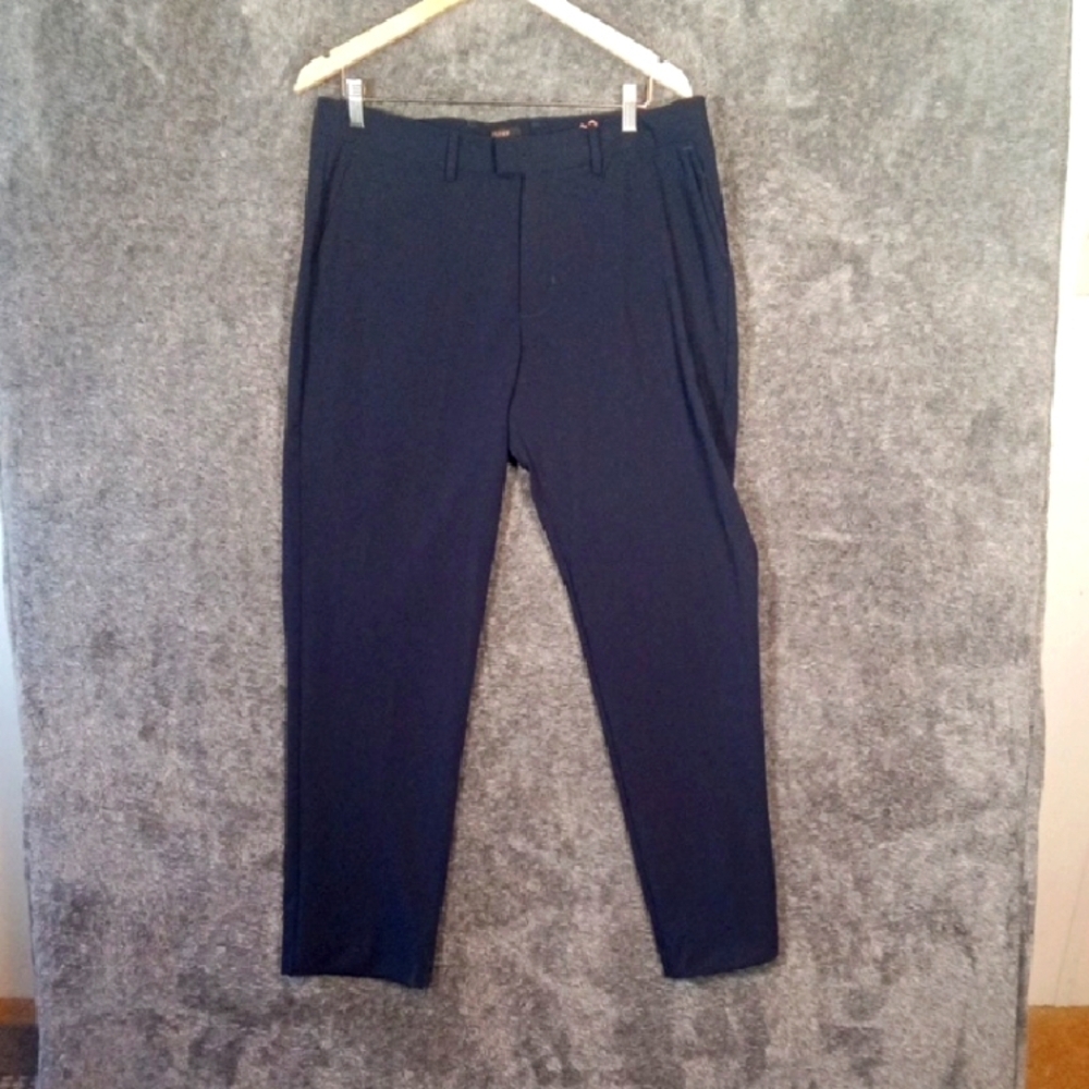 Quince Performance Stretch Dress Pants Slim Fit Navy Mens 34